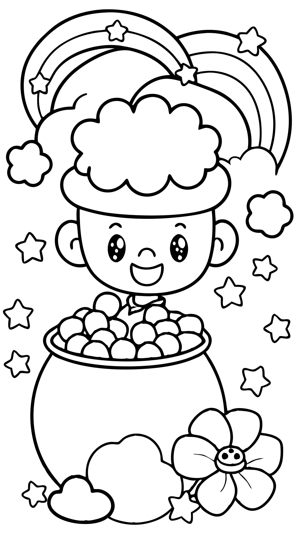 Lucky Charms Cereal Coloring Pages